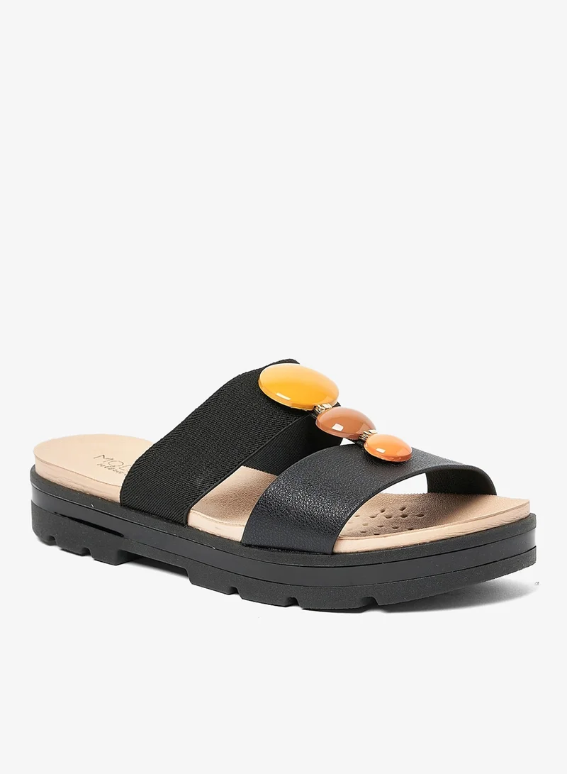 مودار صنادل مسطحة للنساء - صنادل مسطحة أنيقة ونعال مسطحة مريحة للسيدات