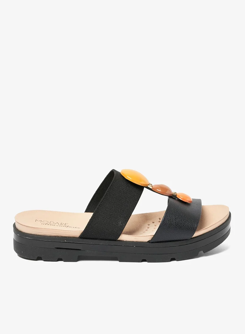 مودار صنادل مسطحة للنساء - صنادل مسطحة أنيقة ونعال مسطحة مريحة للسيدات