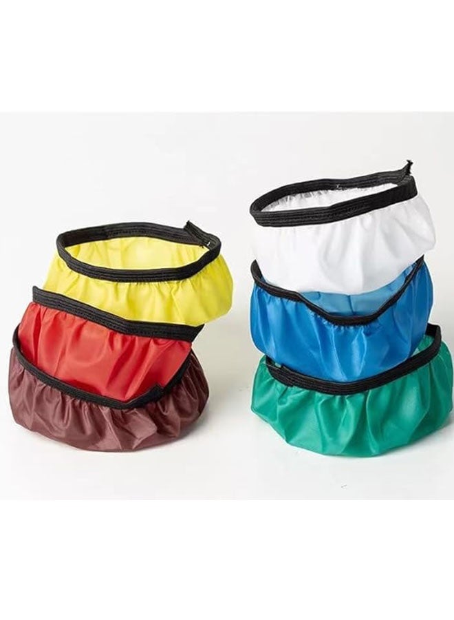 Happy D 6 pieces of soft lightweight cloth for photography, used as studio strobe reflector cloth diffusers, light sock lampshades, and reflectors (6 colors) - Image 5