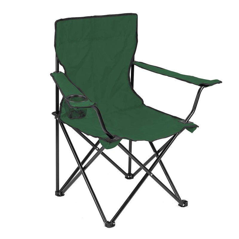 REPLEX Camping Folding Chair Outdoor Garden Picnic Travelling Lawn Patio Outdoor Collapsible Chairs with Carrying BagGreen - Image 1