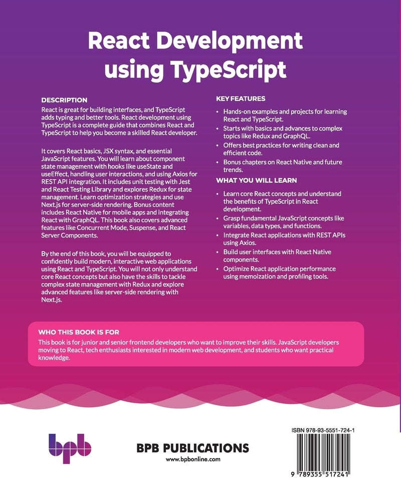 React Development using TypeScript: Modern web app development using advanced React techniques (English Edition) - Image 2