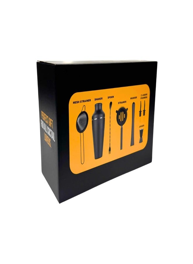 LEMONSODA 9-Piece Cocktail Shaker Bartender Kit with Stand, Boston Shaker, Mixing Spoon, Muddler, Measuring Jigger, Mesh and Regular Strainer, Liquor Pourers and More Professional Bar Tools - Image 4