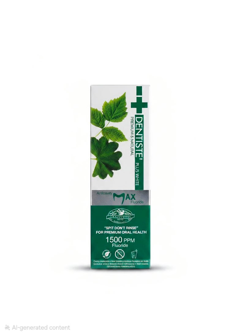 Dentiste Plus Anti-Cavity Max Fluoride Toothpaste, 100g Tube, Advanced Daily Protection for Strong Teeth & Oral Care