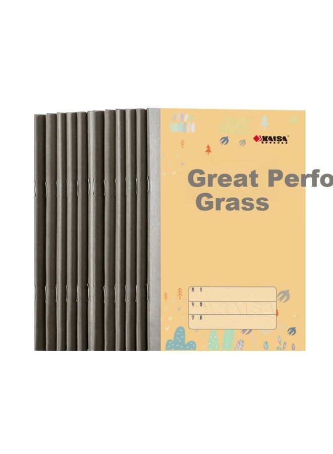 Kaisa Herbal Grid Arithmetic Math Exercise Book 18k 20 Pages Student Postgraduate Draft Paper Exam Calculation Exercise Book 10-pack Ksp-0037 - Image 3