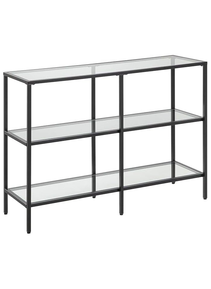 YINZUO Coffee and Console Table Glass and Metal Table Set – Console, Coffee, and Side Tables for Modern Living Spaces, Available Individually and Set - Image 3