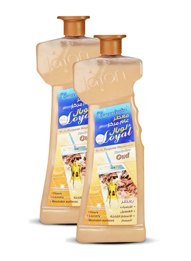 loyal Multi-Purpose Household Deodorizer Concentrated Gel, Oud, 2x700ml - Image 2