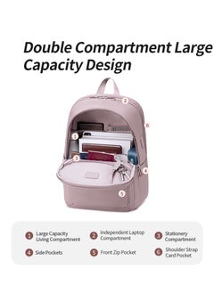 Chantria CB00633 Women Backpack Multi-Purpose Water Resistant Laptop Bag Black  - Image 4