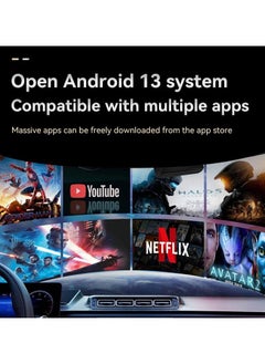 VICTGOAL 4-in-1 Wireless CarPlay Adapter Support Netflix/YouTube/TF Card/USB, Android Auto Wireless & Carplay Wireless Adapter with USB-A and USB-C Cables, Wried to Wireless Stream to Your Car  - Image 5