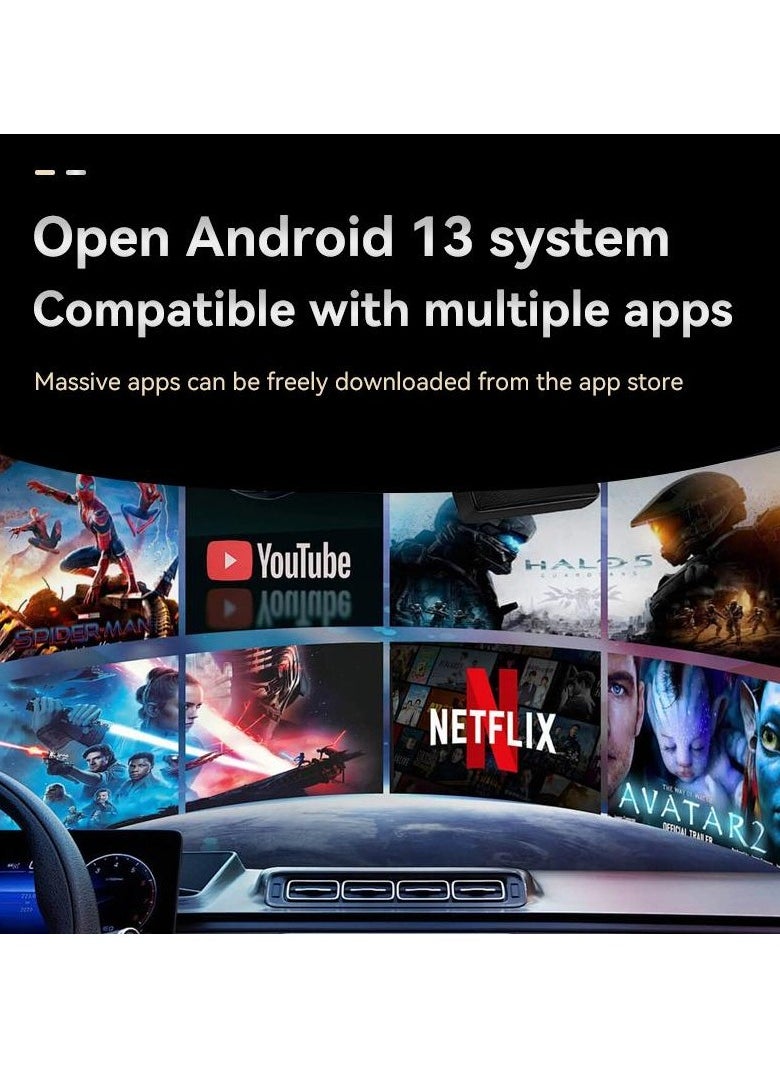 VICTGOAL - 4-in-1 Wireless CarPlay Adapter Support Netflix/YouTube/TF Card/USB, Android Auto Wireless & Carplay Wireless Adapter with USB-A and USB-C Cables, Wried to Wireless Stream to Your Car - Image 1