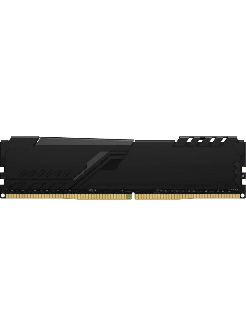 ذاكرة DDR4 CL16 DIMM 8 جيجابايت 3200 ميجاهرتز من فيوري بيست، لون اسود للالعاب مع بيفورماس ممتاز - Image 2