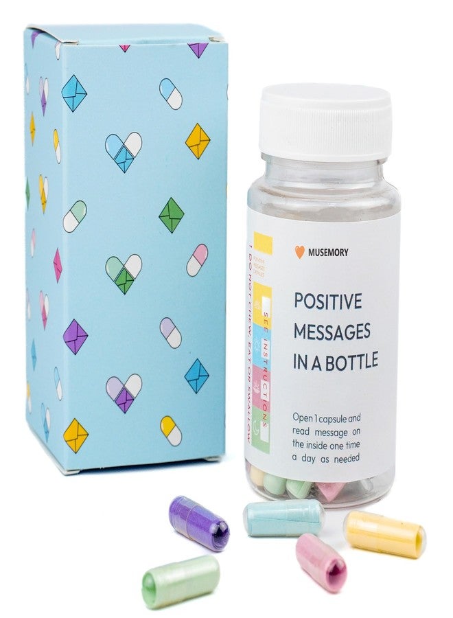 Musemory 50 Positive Messages in Bottle,Anxiety Relief Items, Stress Relief, Self Care Kit for Mediation,Positive Affirmation Gifts for Women, Self Care Kit for Mediation, Unique Health and Wellness Gifts - Image 3
