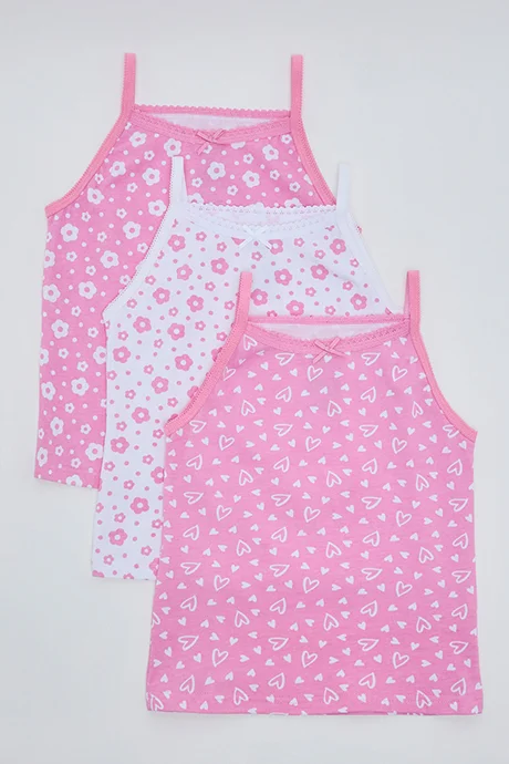 أر أند بي 3 Pack Printed Camisoles