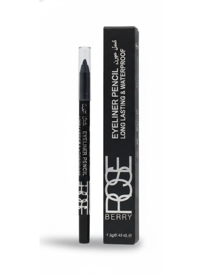 ROSE BERRY Eyeliner Pencil (BLACK),& WATERPROOF Long Lasting Bundle - Image 2