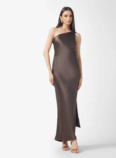 espresso brown maxi dress Rousseau Halter Maxi Dress | Espresso | Womens