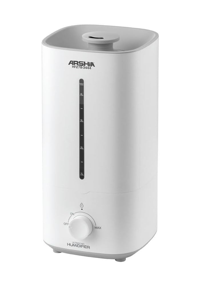 Arshia Premium 22W Ultrasonic Humidifier with 4.5L Capacity, White - Image 2