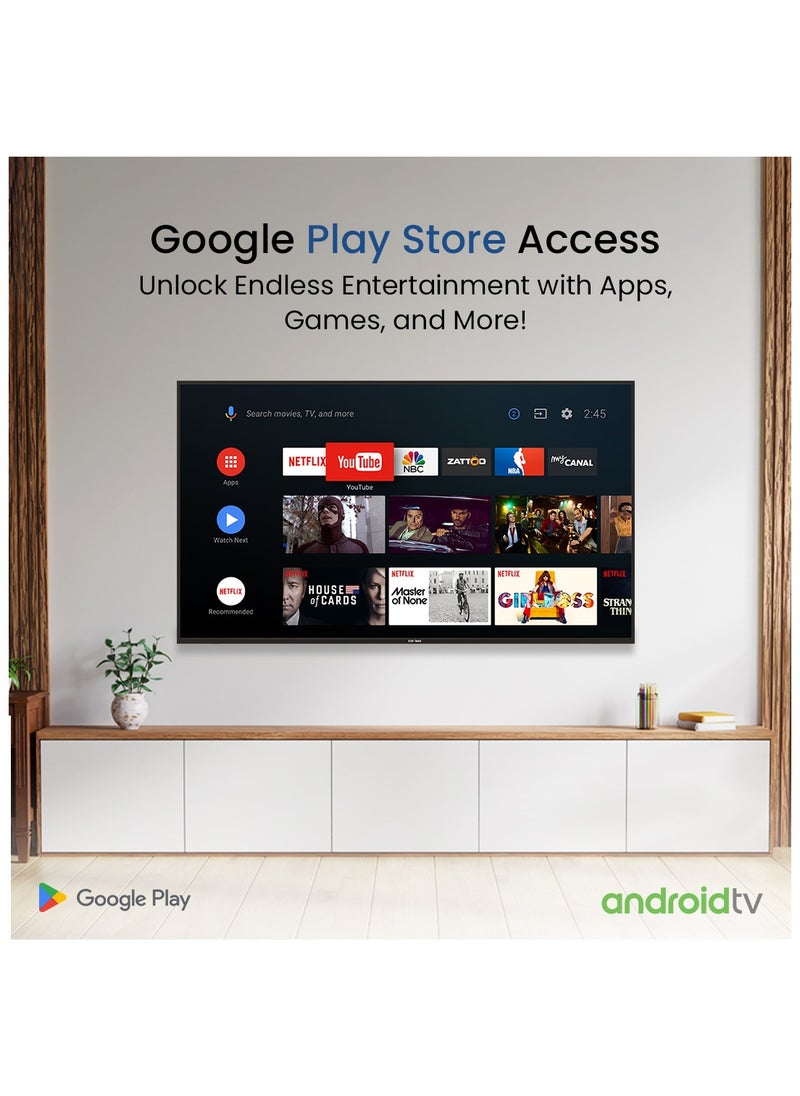 STAR TRACK 32" Smart TV | Android 14, HD Ready, Netflix, YouTube, Miracast, Bezel less, Satellite receiver, STAR TRACK  - Image 5