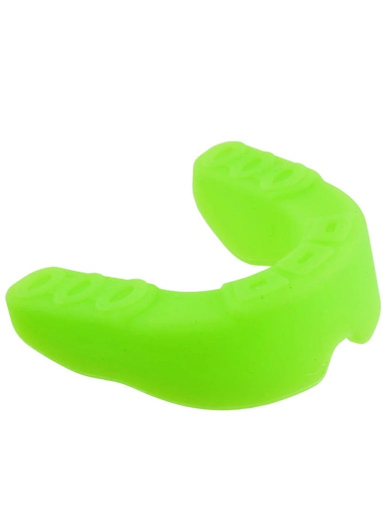 Generic Silicone Mouth Guard Teeth Protection with Box for Various Sports, Green  - Image 3