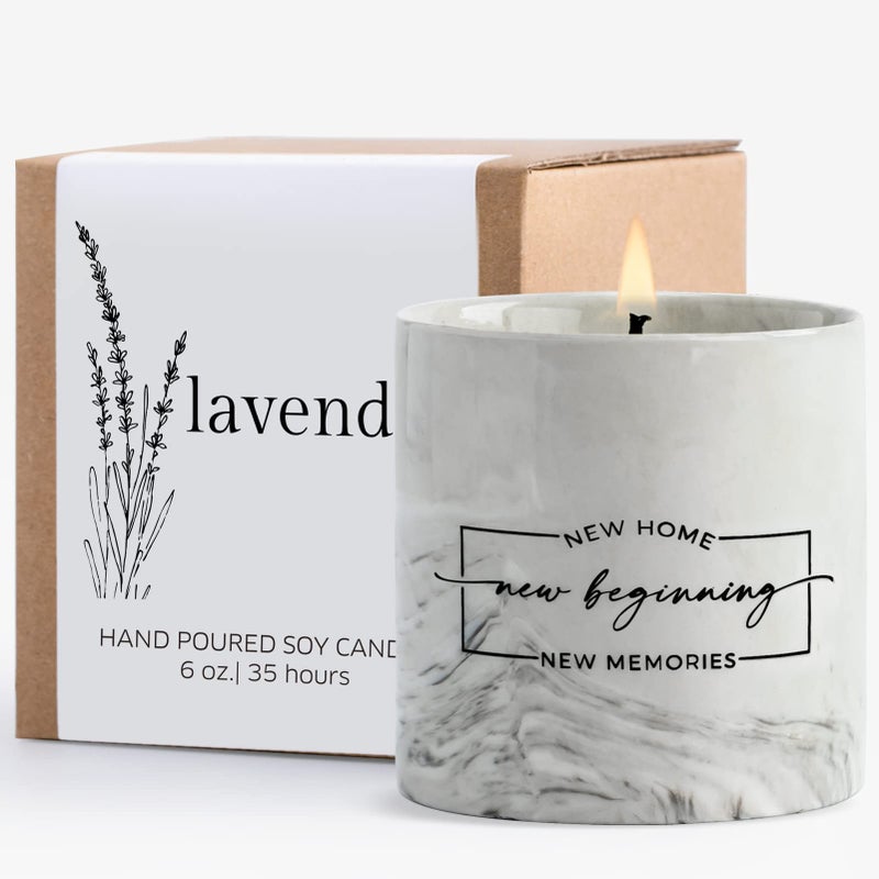 Freejac House Warming Gifts New Home Housewarming Gift for Women Men Friend New Home Gift Ideas New Homeowner Gifts House Warming Decoration Party Decor Porcelain Ceramics Scented Candle - Image 1