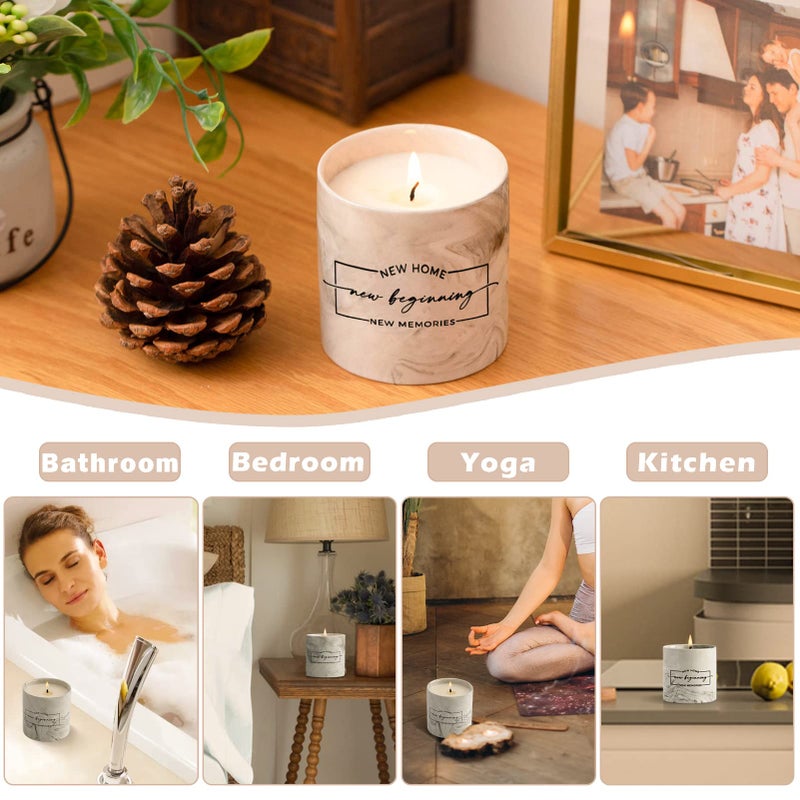 Freejac House Warming Gifts New Home Housewarming Gift for Women Men Friend New Home Gift Ideas New Homeowner Gifts House Warming Decoration Party Decor Porcelain Ceramics Scented Candle - Image 5