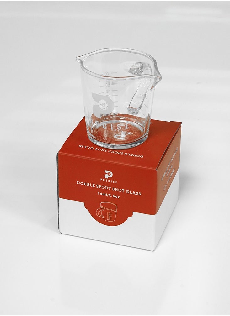 Precise - 2.4oz Shot Measuring Glass with Handle and Double Spouts - Image 1
