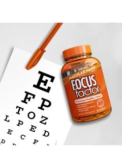 Focus Factor Focus Factor Macular Health Formula (60 Count) - Eye Vitamins for Macular Support - Lutein and Zeaxanthin Supplement with Folate, Vitamin B12, Vitamin C, Vitamin E, Lutemax 2020® - Eye Health Support  - Image 4