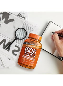 Focus Factor Focus Factor Macular Health Formula (60 Count) - Eye Vitamins for Macular Support - Lutein and Zeaxanthin Supplement with Folate, Vitamin B12, Vitamin C, Vitamin E, Lutemax 2020® - Eye Health Support  - Image 3