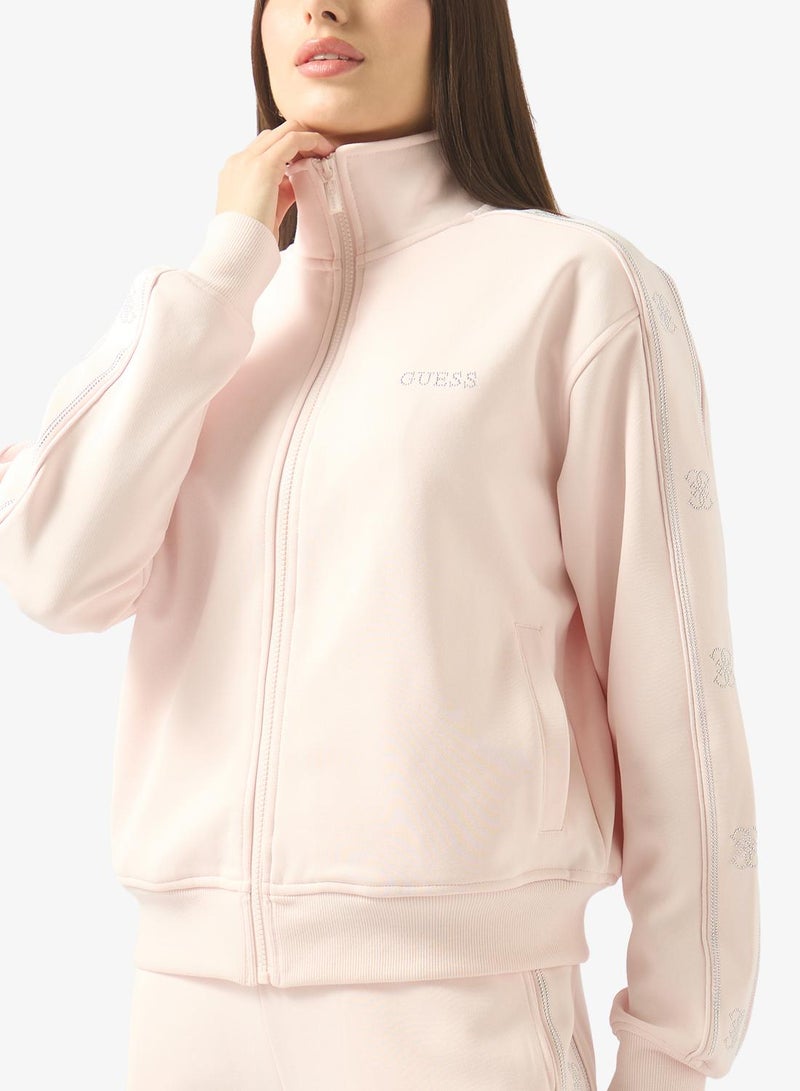GUESS Octavia High Neck Full-Zip Jacket - Image 3