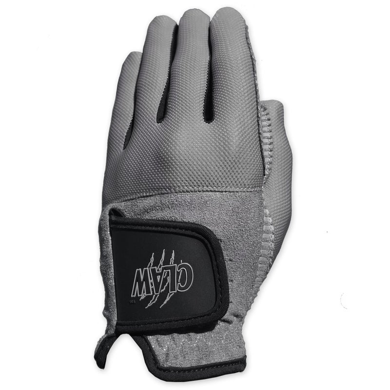 CaddyDaddy Claw PRO Golf Gloves for Men | Flex-Mesh Suede/Design for Cool Ventilation | Lasts 3-5 Times Longer Than Leather | Silicone-Web Coating for Maximum Grip | Washable | Grey | LH-XL - Image 1