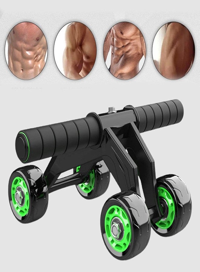 MANOGYAM 4 Wheel Ab Roller with Hand Gripper | Adjustable Hand Gripper | Ab Exerciser | Hand Grip Strengthener | Finger Exerciser | Fitness Accessories | Home Workout - Image 4