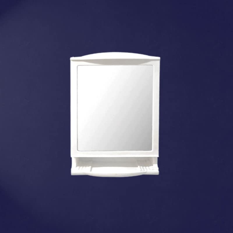 Urban Choice Urban Choice Grace Fine Ware Bathroom Cabinet with Mirror Wall Mounted Storage Cabinet with Magnetic Door 4 Inner Shelve Stylish HeavyDuty Plastic Cabinet for Storage Above Washbasin  - Image 5
