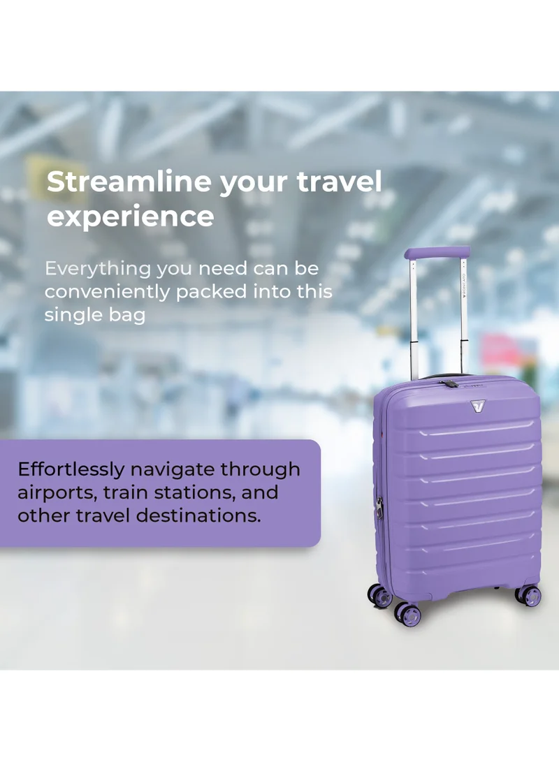 RONCATO RONCATO | Cabin Trolley Bag | Purple | 20 inches | 4WD wheels | Hard material | PP material | 1Piece | TSA Lock