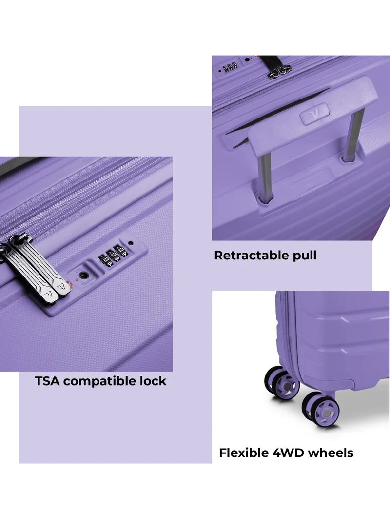 RONCATO RONCATO | Cabin Trolley Bag | Purple | 20 inches | 4WD wheels | Hard material | PP material | 1Piece | TSA Lock