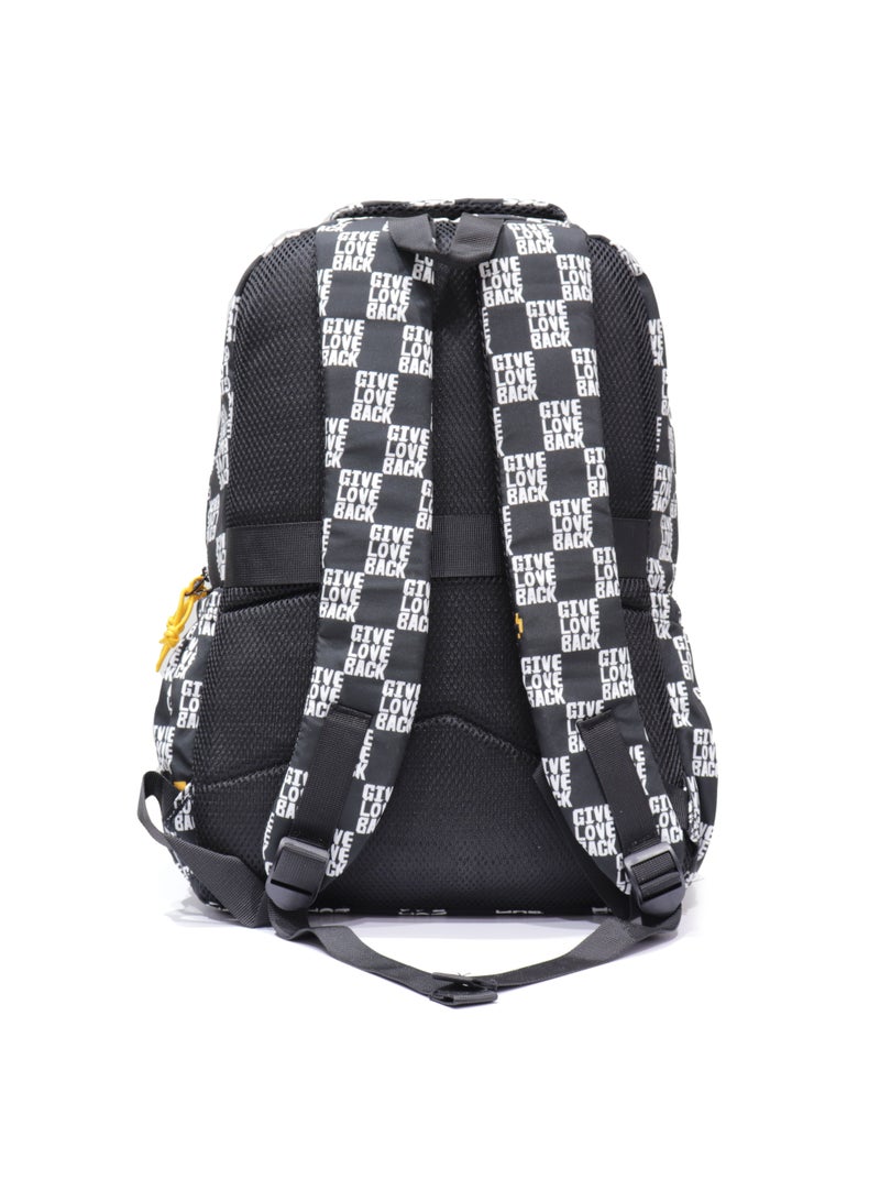 school backpack for girls, made of high quality nylon blend, Black - Image 4