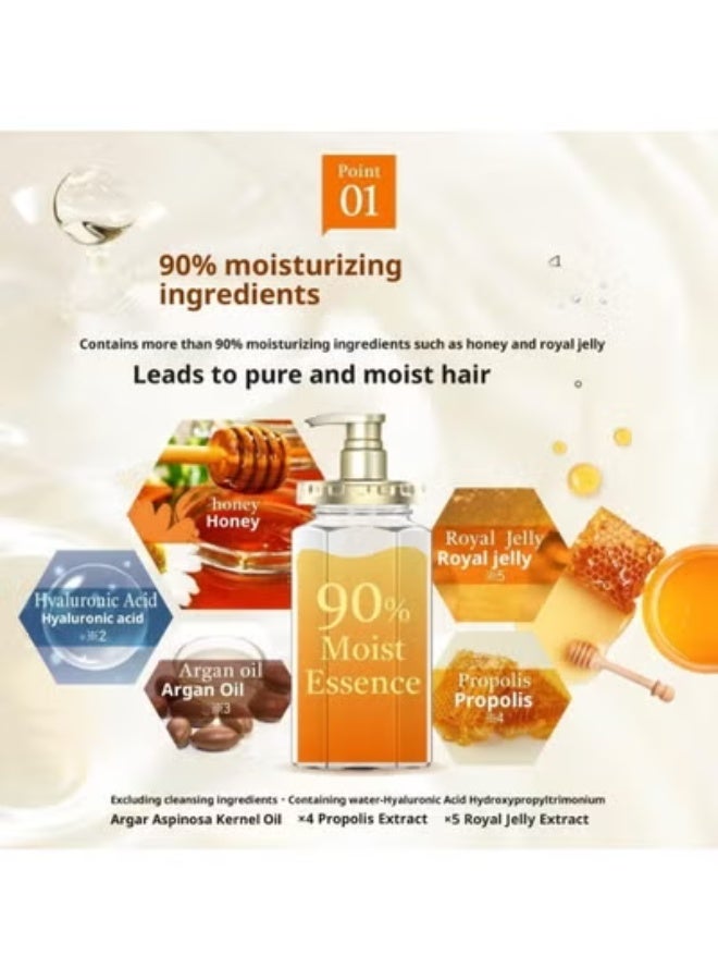 &honey Color Control Repair Hair Milk, 5.6 fl oz (160 ml) [Keeps Hair Color and Smooth] - Image 4