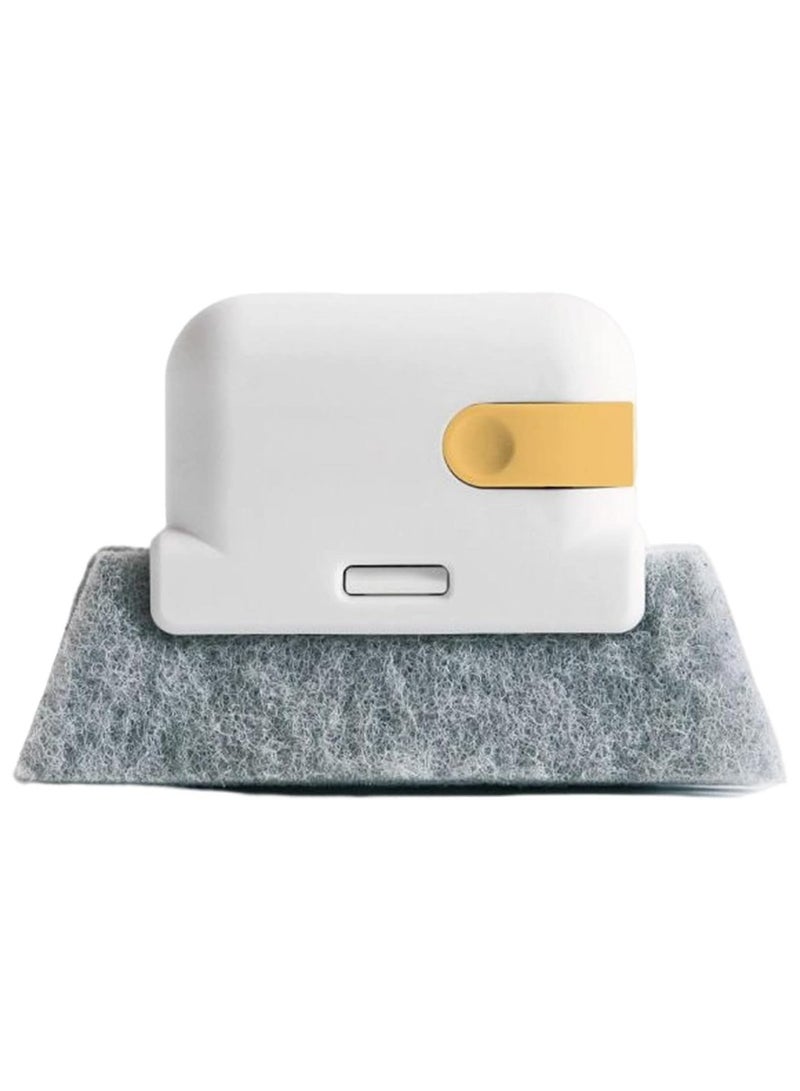Window Cleaning Brush, Multi-functional Groove Cleaning Brush for Home Use 3 in 1 for Cleaning Window Track, Sliding Doors, Threshold, Tile Lines, Shutters, Car Vents, Keyboards and Small Spaces Multicolor - Image 1