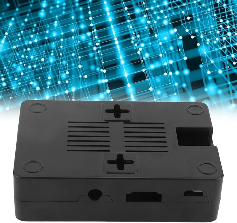 Black Wall Mountable Computer Case with Enhanced Heat Dissipation Protective Enclosure - Image 4