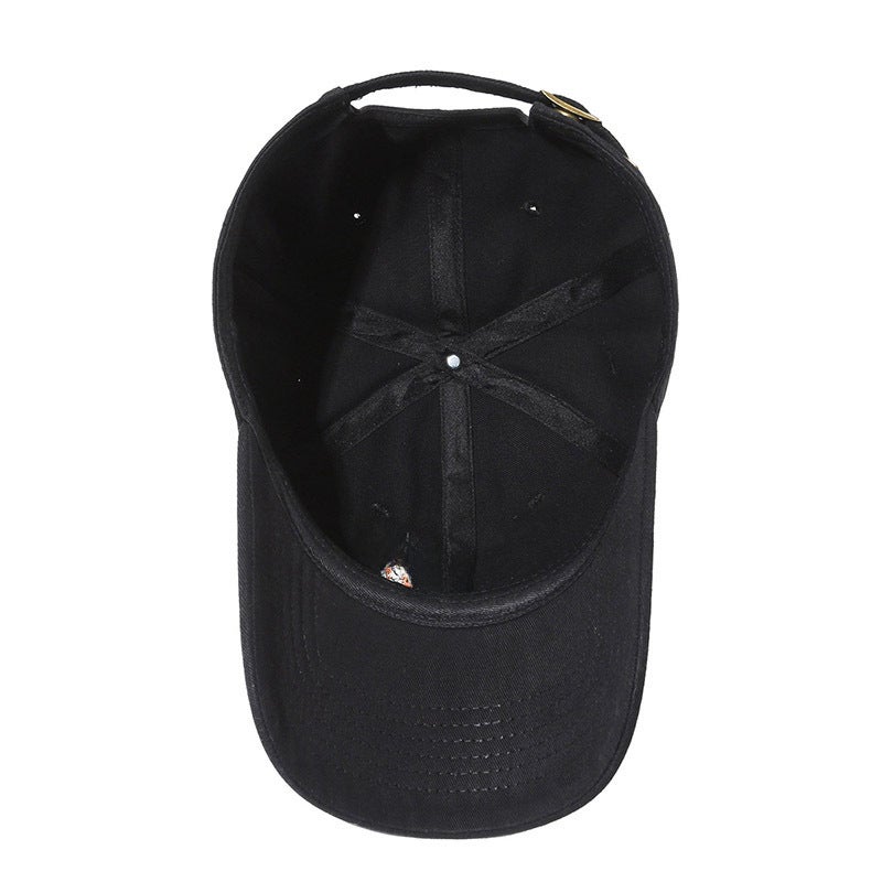 Mens Casual Baseball Cap Trendy Sun Hat Purple - Image 5