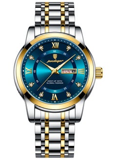 POEDAGAR Waterproof Luminous Men's Watch Quartz-Case 41mm  - Image 1