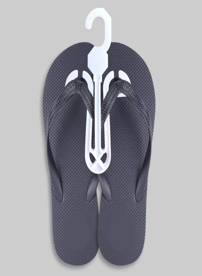 Arah Plastic Footwear Hanger for Slippers & Sandals Durable Shoe Display Hook for Retail Stores & Home Organization Space-Saving Slipper/Chappal Holder (6 Inch) (25, White) - Image 4