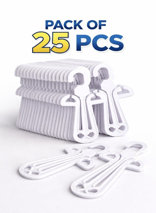Arah Plastic Footwear Hanger for Slippers & Sandals Durable Shoe Display Hook for Retail Stores & Home Organization Space-Saving Slipper/Chappal Holder (6 Inch) (25, White) - Image 2