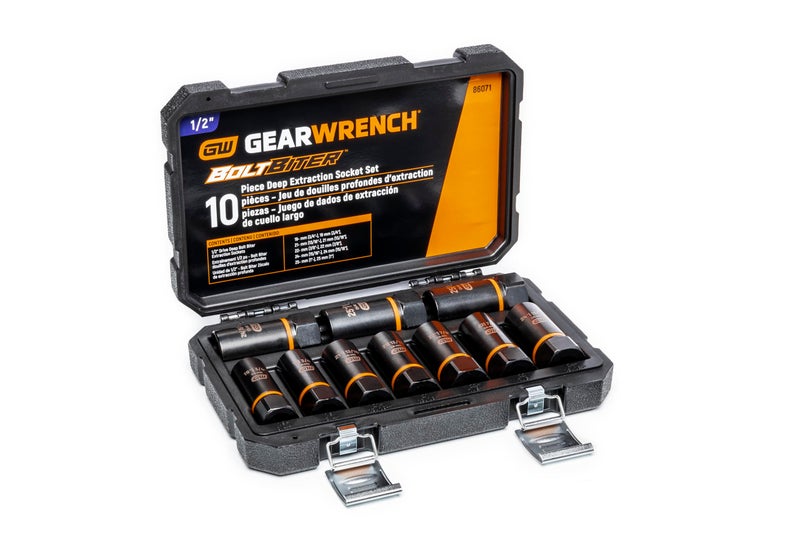 GEARWRENCH 10Pc 12 Drive Bolt Biter Set 86071