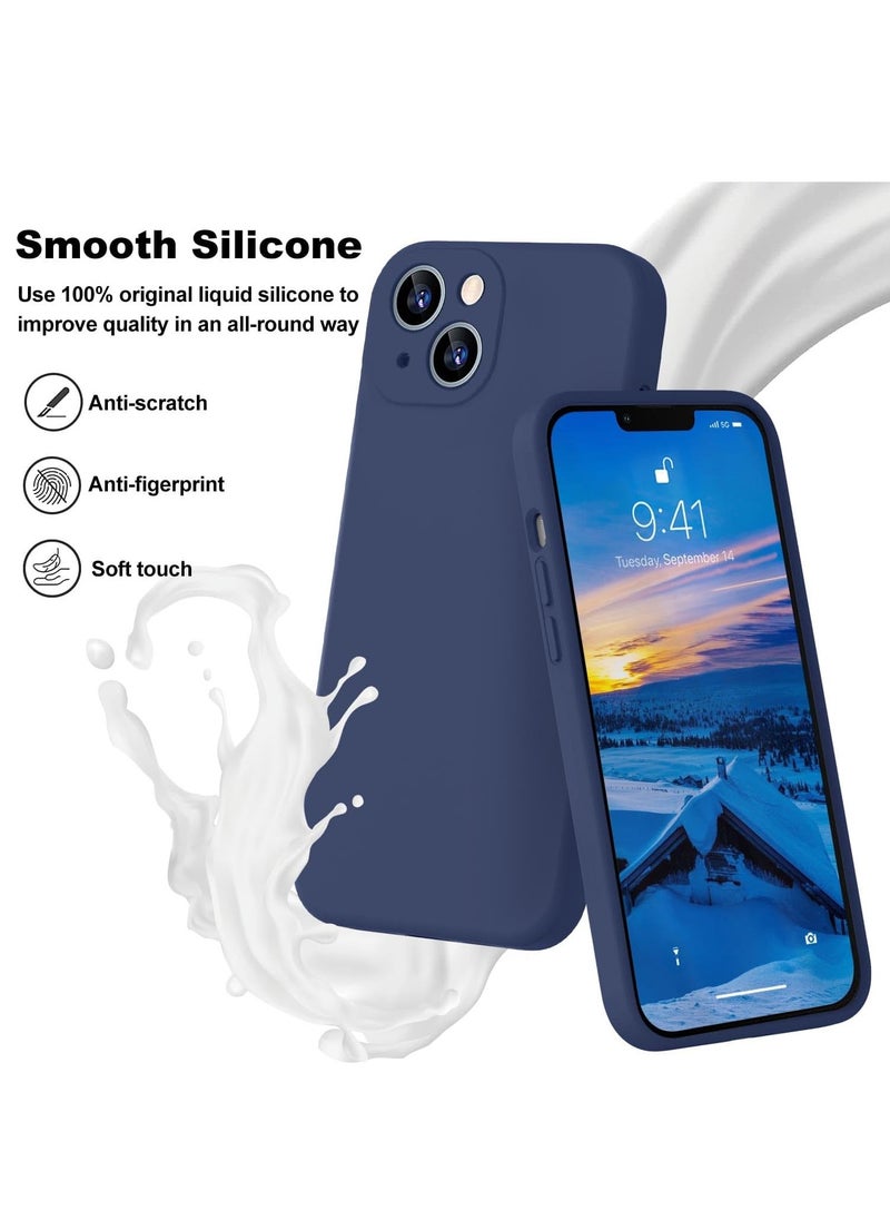 Color Fans - Case for Apple iPhone 13 6.1 inch Silicone Cover Soft Blue - Image 1