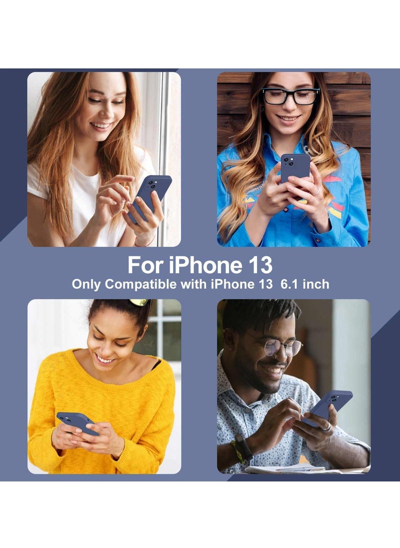 Color Fans - Case for Apple iPhone 13 6.1 inch Silicone Cover Soft Blue - Image 1