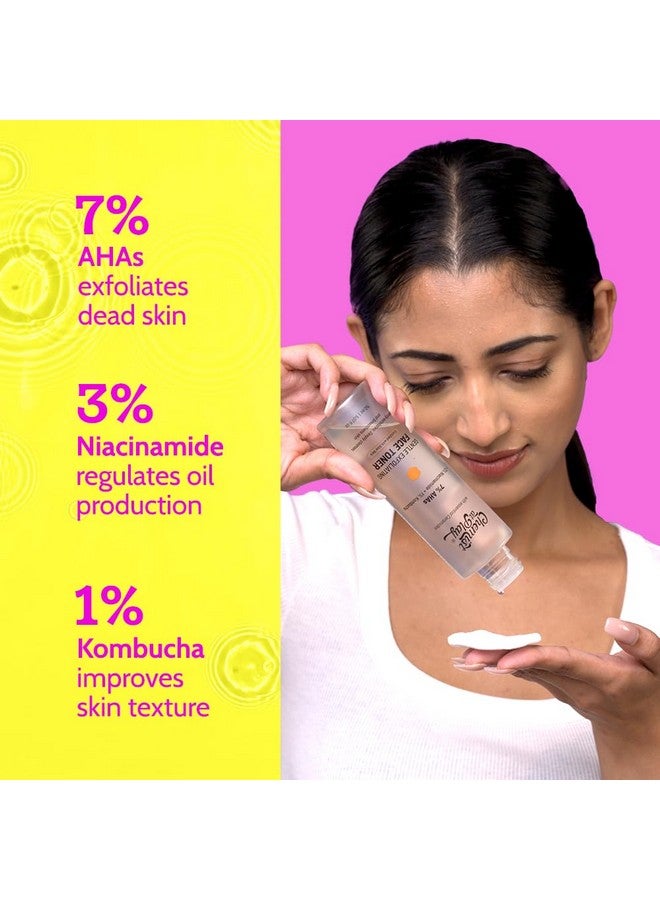 كيميست_أت_بلاي تونر للوجه بحمض الجليكوليك لتقشير لطيف وترطيب البشرة | مركب من 7% حمض ألفا هيدروكسي و3% نياسيناميد و1% كومبوتشا | 150 مل - Image 4