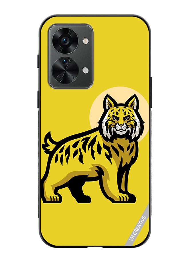 VR CREATIVE Protective Case Cover For OnePlus Nord 2T Bobcat Design Multicolour - Image 1