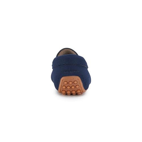 Ferro Aldo Dave Men's Classic Driving Loafer | Casual Slip-on Moccasin in Breathable Canvas Fabric | MFA19733 | in Navy Blue, Size 10.5 - Image 4
