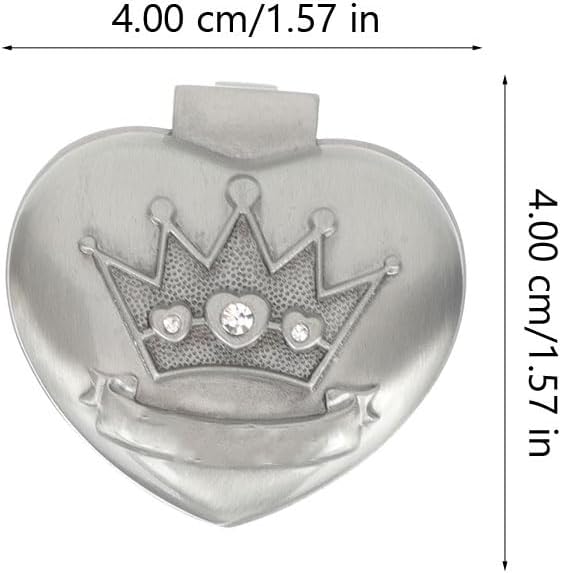 SHOWERORO 2pcs Box Hair Box First Curl First Tooth First Haircut Keepsake Crown Portable Clothes Dryer Christening for Zinc Alloy Diamond - Image 3