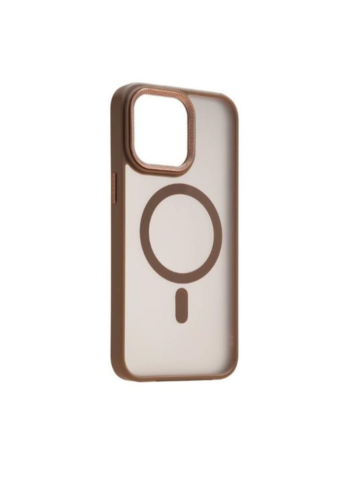 Eco Case for iPhone 13 Case Magnetic Translucent Matte Phone Cases [Compatible with MagSafe] Thin Slim Fit Shockproof Bumper Hard Protective Cover for Women Men Girls