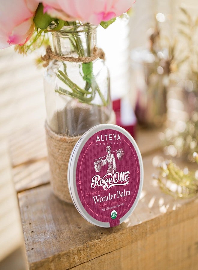Alteya Organics Wonder Balm Rose 3 Oz/90g - USDA Certified Organic Natural - Image 3