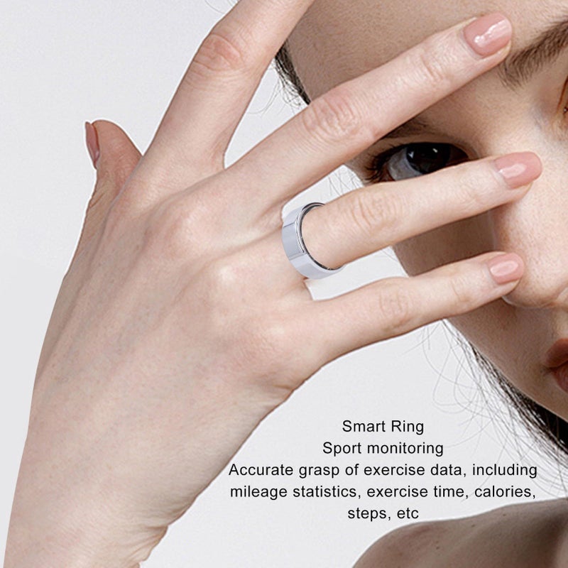 Silver Diydeg Smart Fitness Tracker Lightweight Multiple Sport Modes Step Counter Remote Care Health Tracker Calorie Tracking - Image 4